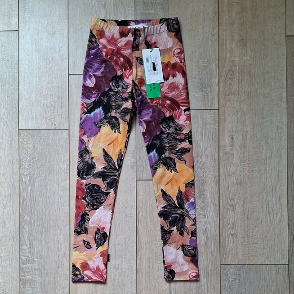 Molo Floral Long Sleeve Top and Leggings Set Size 8 - Picture 6 of 8